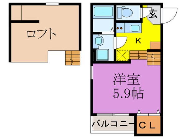 グランネットＫの物件間取画像